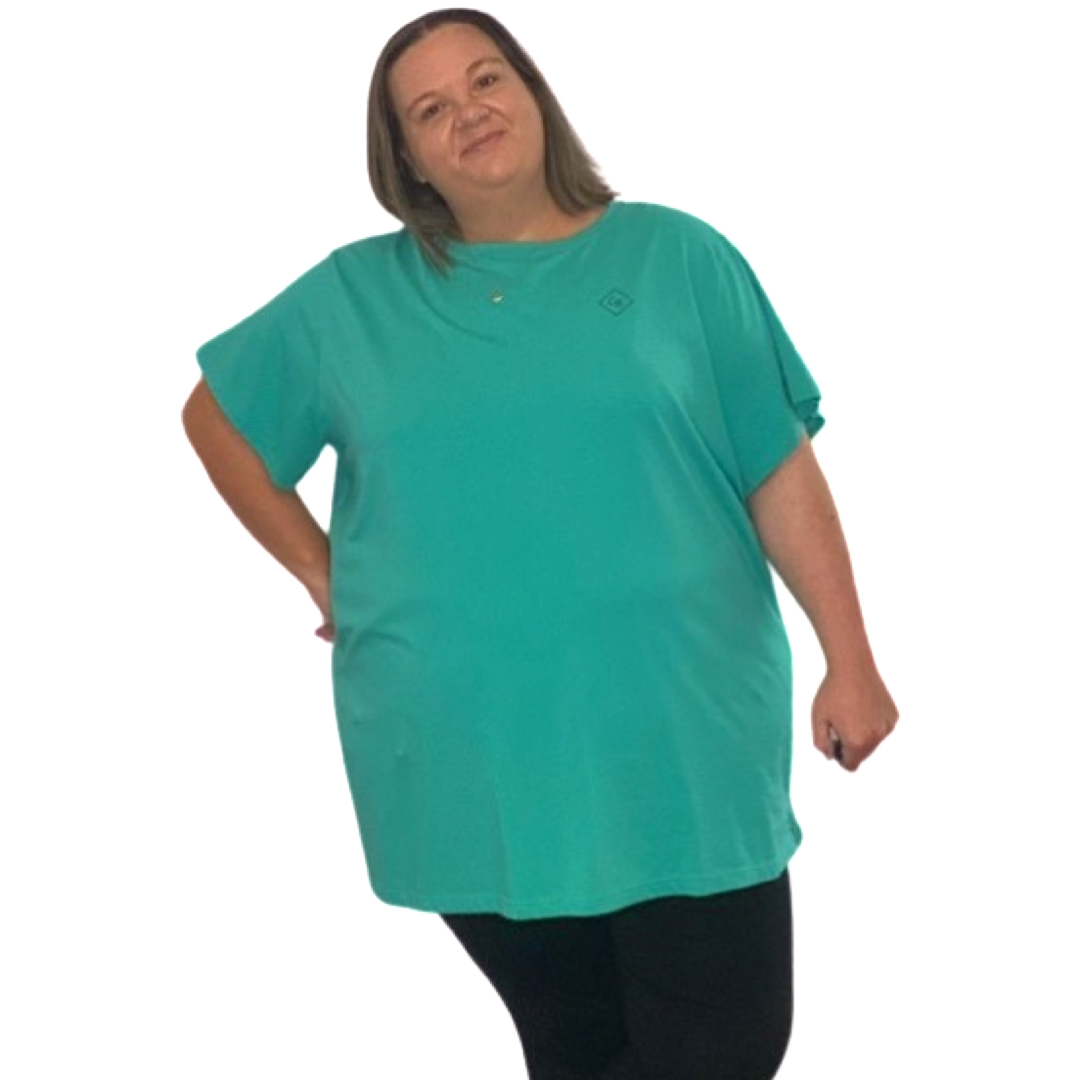 Long Length T-Shirt - Green