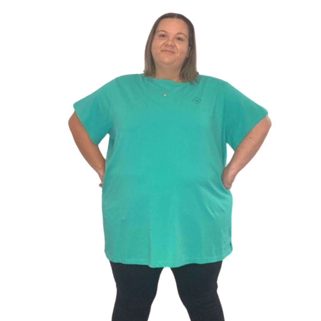 Long Length T-Shirt - Green