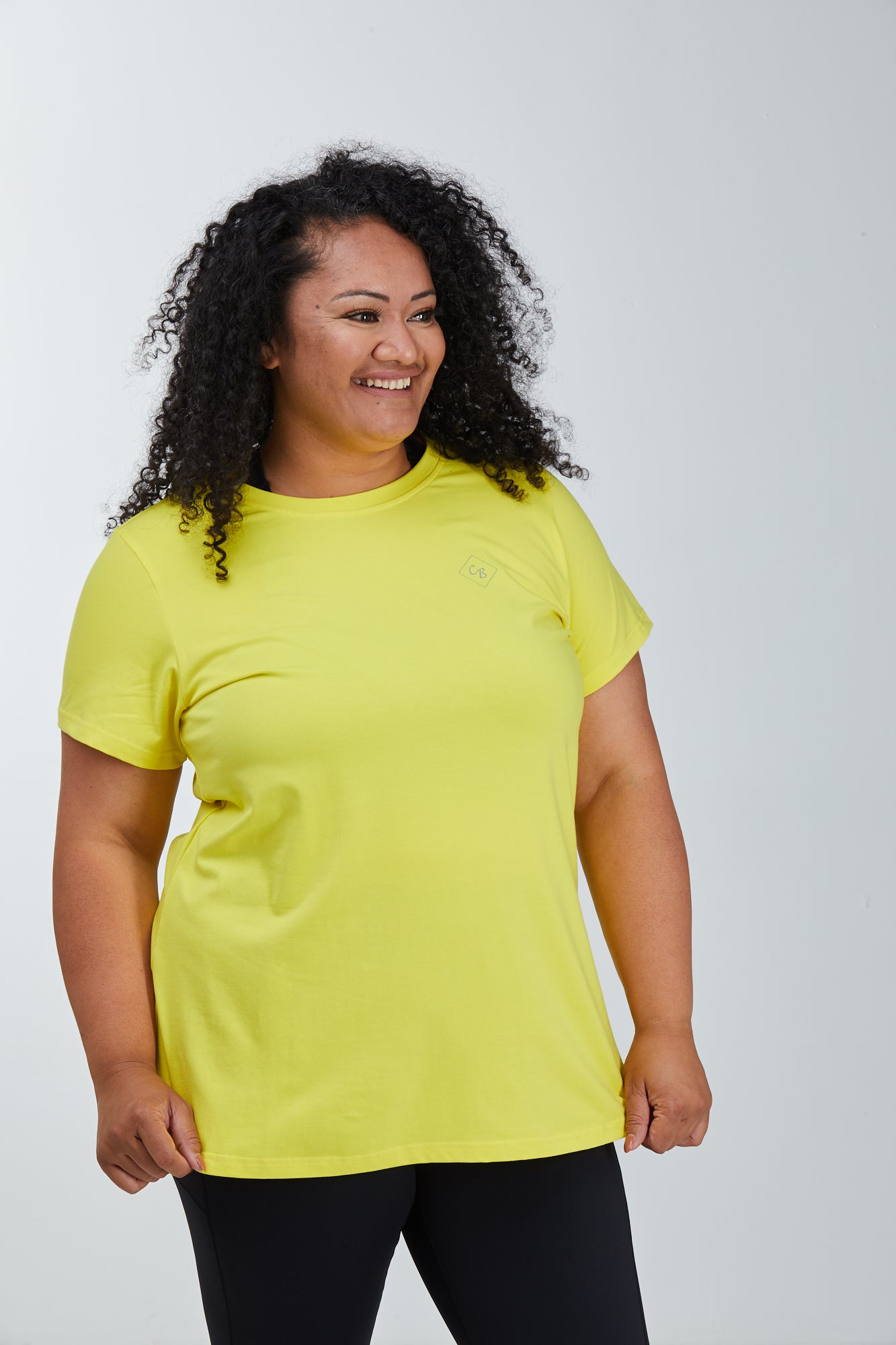 Round Neck T-shirt - Yellow